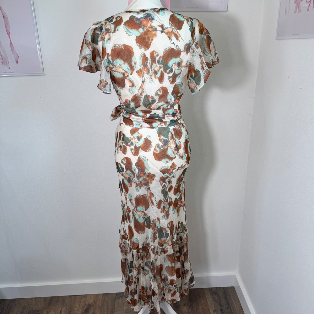 Tanya Taylor Floral‎ Maxi Dress Womens 4 - Picture 7 of 14